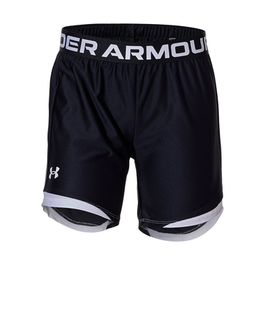 アンダーアーマー（UNDER ARMOUR）ショーツ ジュニア ガールズ プレーアップ 5インチ ショーツ 1377023 001