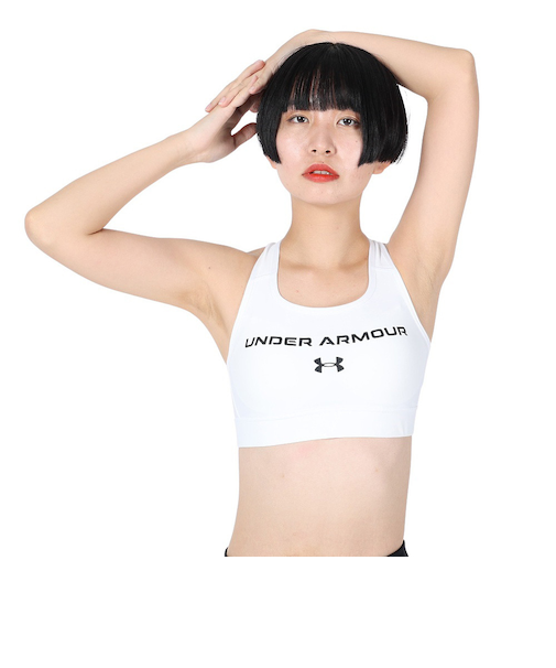 アンダーアーマー(UNDER ARMOUR)スポーツブラ メッシュバック ミディアムサポート 1378339 100