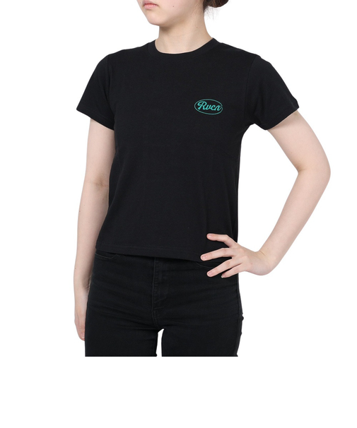 ルーカ（RVCA）半袖 Tシャツ レディース MUDFLAPP BD043219 BLK