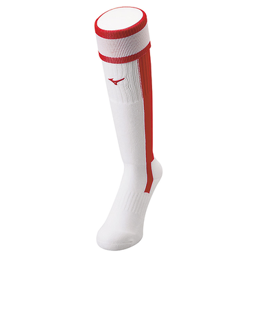 ミズノ（MIZUNO）レディース 野球 ソフトボール ハイソックス 23-25cm 12JXAU4762 レッド