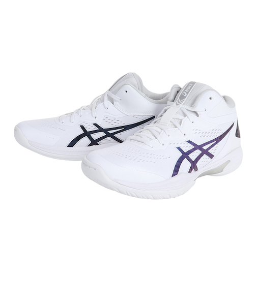 アシックス（ASICS）バスケ シューズ バッシュ ゲルフープ GELHOOP V15 XS スタンダード 軽量 白 1063A074.100
