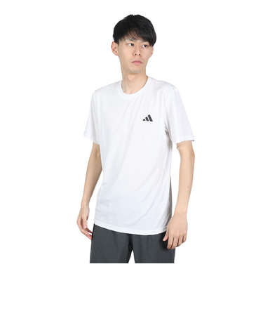 アディダス（adidas）tシャツ 半袖 ワンポイント 吸汗 ホワイト 白 M TR-ES BASE NQE20-IC7430