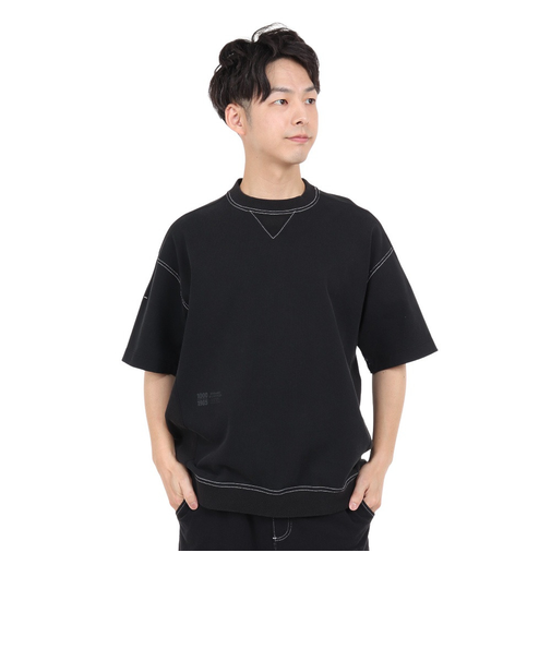 ニューバランス（new balance）半袖Tシャツ メンズ 黒 1000 オーバーサイズフィット AMT35028BK