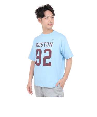 ニューバランス(new balance)半袖Tシャツ メンズ 900 ボストン82 ロゴプリントTシャツ AMT35148BLZ
