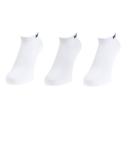 デサント（DESCENTE）直角3Pソックス アンクル丈 DMAVJB41 WH