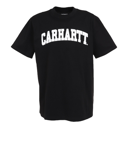 カーハート（CARHARTT）tシャツ 半袖 ブラック 黒 UNIVERSITYT-SHIRT I0289900D2XX23SS