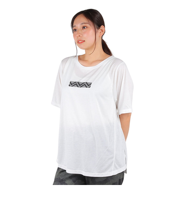 ジーフィット（G-FIT）Tシャツ レディース リラックスフィットトップ GA-C652TS W
