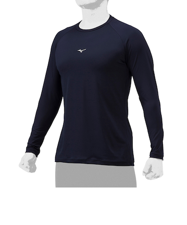 ミズノ（MIZUNO）野球 アンダーシャツ ローネック 長袖Tシャツ 12JAAP1014 速乾