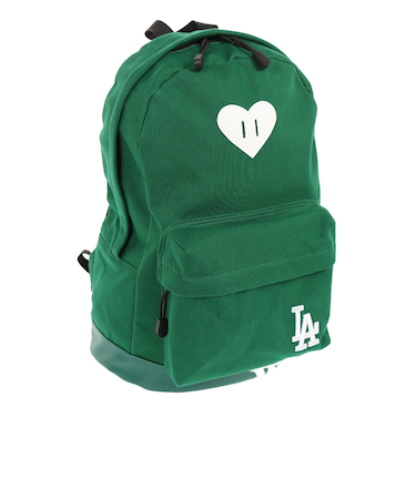 エムエルビー（MLB）ハート型ブタバナ付リュック E.CM LA-MBBK165 GR