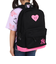 エムエルビー（MLB）ハート型ブタバナ付リュック E.CM YK-MBBK165 BKPK