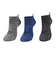ストロングハイバソックス 3足組 GRYNVYBLK SK3S0054-WA894-GROK