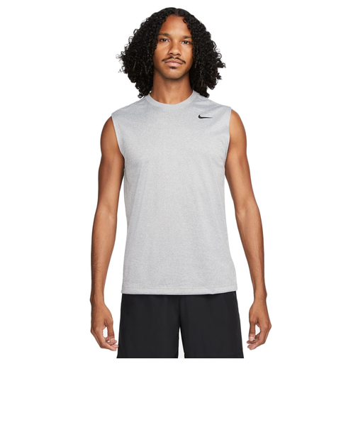 ナイキ（NIKE）ドライフィット レジェンド スリーブレス フィットネス Tシャツ DX0992-063 ノースリーブ メンズ グレー