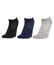 その他ブランド（OTHER BRAND）消臭5本指 ソックス 3足組 GRYNVYBLK 894NN3OK0074
