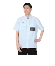 リーフ（REEF）半袖シャツ メンズ BAJA COLAR RFWSM2301-S.BLU
