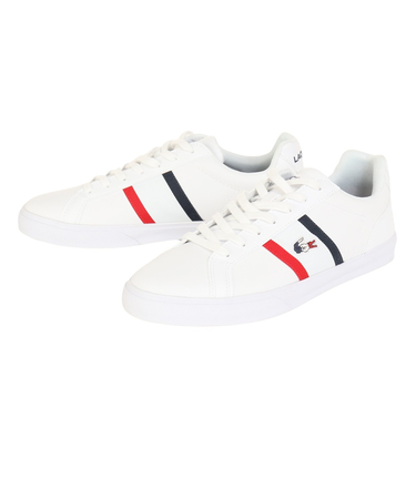 ラコステ（LACOSTE）カジュアルシューズ LEROND PRO TRI 123 1 CMA ホワイト 45CMA0055-407 スニーカー スポーツシュ…