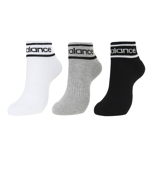 ニューバランス(new balance)ミッドレングス3足組ソックス LAS35705AS