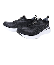 アシックス（ASICS）ランニングシューズ ゲル キュムラス 25 ブラック 1011B623.002 スニーカー ジョギング ウォーキング 軽量 クッション