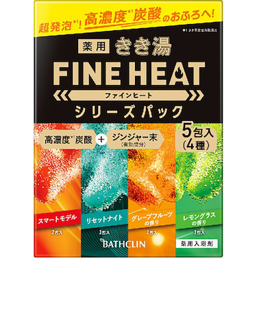 バスクリン（Bathclin Corporation）きき湯ファインヒート シリーズパック 分包50g×5包