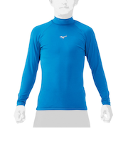 ミズノ（MIZUNO）野球 アンダーシャツ ジュニア ハイネック 長袖 12JAAP5127 速乾