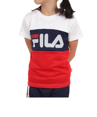 フィラ（FILA）ガールズ 半袖ロゴTシャツ 113-700 OWT