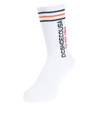 ディーシーシューズ（DC SHOES）23 CORPOLATE ソックス 23SPDSO231214WHT
