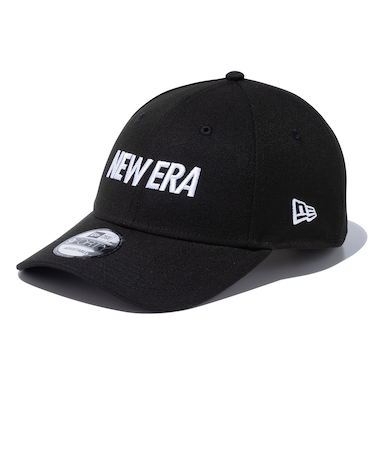 ニューエラ（NEW ERA）帽子 9FORTY ワードマークロゴ ブラック×ホワイト キャップ 13552080 帽子 大きいサイズ