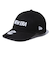 ニューエラ（NEW ERA）帽子 9FORTY ワードマークロゴ ブラック×ホワイト キャップ 13552080 帽子 大きいサイズ