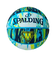 スポルディング（SPALDING）バスケットボール 5号球 マーブル ブルー×イエロー ラバー 84-804J 屋外 室外