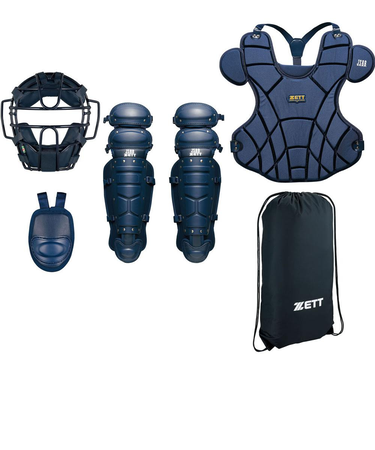 ゼット（ZETT）野球 軟式用 キャッチャー 防具4点セット BL303SET-2900