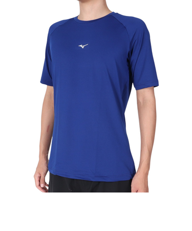 ミズノ（MIZUNO）野球 アンダーシャツ ローネック半袖シャツ 12JAAP30 16 パステルネイビー 速乾