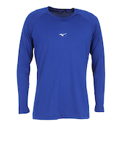 ミズノ（MIZUNO）野球 アンダーシャツ ローネック長袖シャツ 12JAAP1016 パステルネイビー 速乾