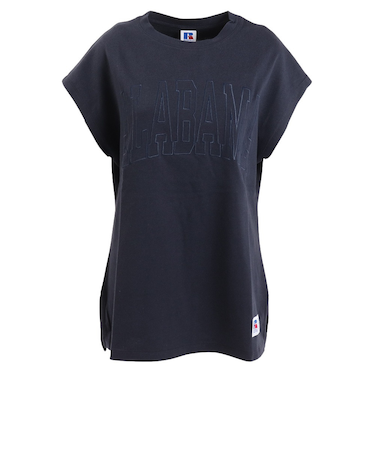 ラッセル（RUSSELL）半袖Tシャツ レディース 88/12 カレッジ RBL23S1003 NVY