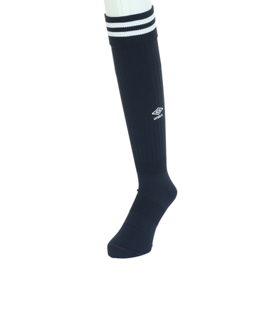 アンブロ（UMBRO）サッカー ソックス 靴下 ラインストッキング UAS8310 NVY30 28-30cm