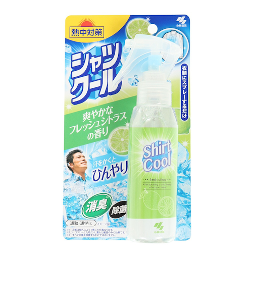 小林製薬（Kobayashi Pharmaceutical）熱中対策 シャツクール 爽やかなフレッシュシトラスの香り 100ml 暑さ対策 冷却 ひんやり