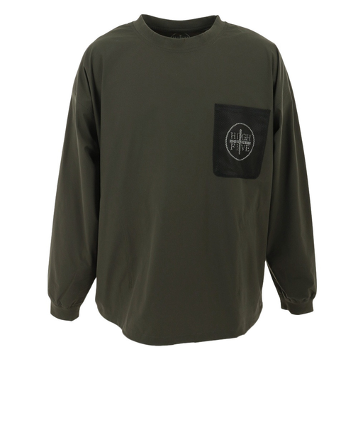 長袖シャツ メンズ HFF Gimmick ロングスリーブシャツ 88000070 OLV