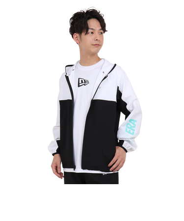 ニューエラ（NEW ERA）ジャケット uv 吸汗速乾 ホワイト 白 クロスウェア ジャケット 13697266