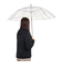 雨傘 ビニール傘 16K プラスティック パイピング 長傘 PT-053-001 オフホワイト クリア 60cm 透明傘
