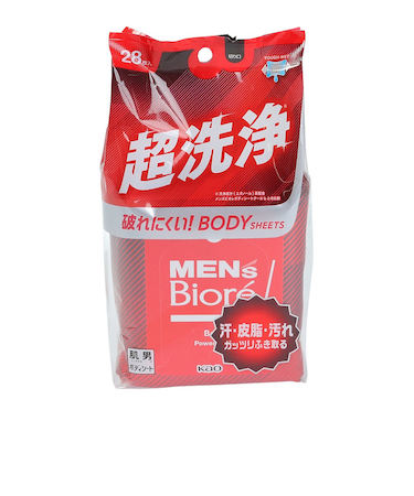 メンズビオレ ボディシート 超洗浄タイプ ほのかなシトラスの香り 28枚入