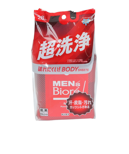 メンズビオレ ボディシート 超洗浄タイプ ほのかなシトラスの香り 28枚入