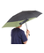 雨傘 バックプロテクトフォールディング UX004-931-002 ブラックXカーキ