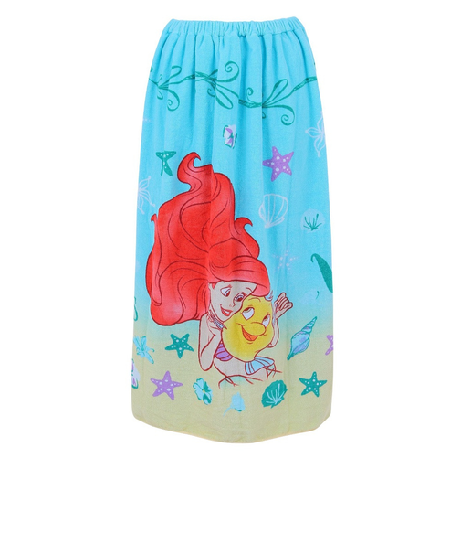 DISNEY（DISNEY）水泳 タオル リトル・マーメイド アリエル スナップ付き巻きタオル 80cm丈 2095012600