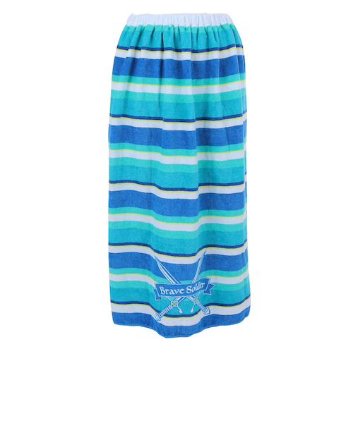 水泳 タオル サンハート ブレイブソルジャー 巻きタオル 80cm丈