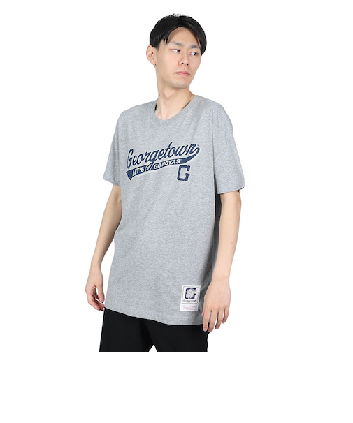 半袖Tシャツ メンズ NCAA SCRIPT GEORGETOW BMTRTP21131-GTWGYHT