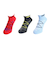 アンブロ（UMBRO）3足組アンクルソックス XEB UUAVJB08 SRBK