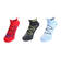 アンブロ（UMBRO）3足組アンクルソックス XEB UUAVJB08 SRBK
