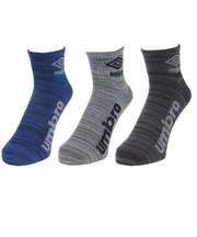 アンブロ（UMBRO）3足組ショートソックス UUAVJB03 MBNG