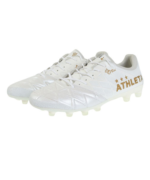 アスレタ（ATHLETA）サッカースパイク 天然芝・人工芝・土用 サッカーシューズ フットボール O-Rei T6 10016 WHT