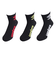 アンブロ（UMBRO）3足組 ショートソックス UUAVJB05 BK