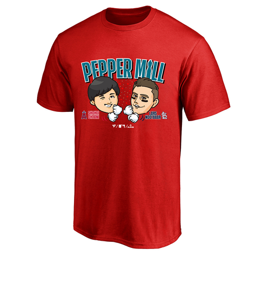 ペッパーミル 大谷翔平 ヌートバー 野球ウェア 半袖Tシャツ ファナティクス（Fanatics）（メンズ、レディース）ペッパーミル