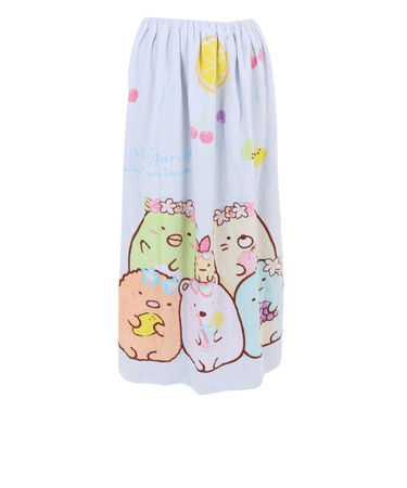 水泳 タオル すみっコぐらし フルーツバケーション 80cm丈 6575029500